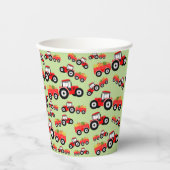 Gobelets En Papier Camion rouge produit de la ferme (Recto)