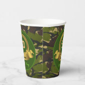 Gobelets En Papier Camouflage armée vert 50e anniversaire / fête de c (Droite)