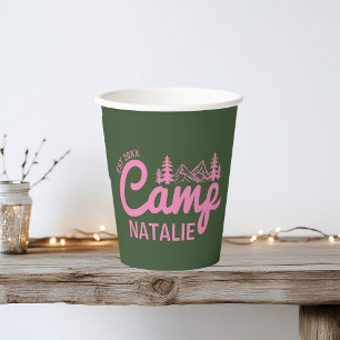 Gobelets En Papier Camp Bachelorette Party personnalisé