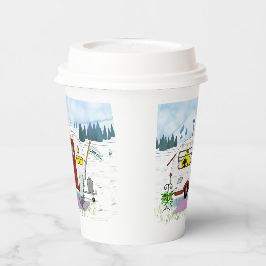 Gobelets En Papier Camp Chic Paper Cup (Gauche)