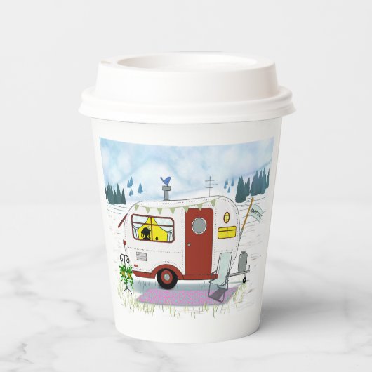 Gobelets En Papier Camp Chic Paper Cup (Verso)