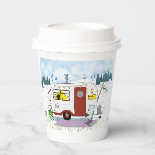 Gobelets En Papier Camp Chic Paper Cup (Recto)