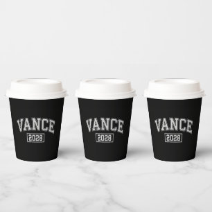 Gobelets En Papier Campagne de l'élection présidentielle de JD Vance