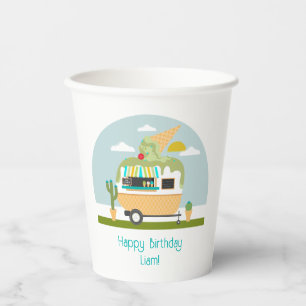 Gobelets En Papier Camper Camper Boys Crème de glace Anniversaire