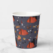 Gobelets En Papier Camping Extérieur Aventure Été Feu de camp (Gauche)