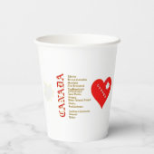 GOBELETS EN PAPIER CANADAFIRST (Verso)