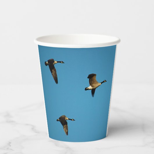 Gobelets En Papier Canadian geese (Verso)