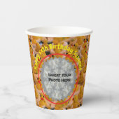 Gobelets En Papier Canards en caoutchouc Personnalisé Photo Anniversa (Recto)