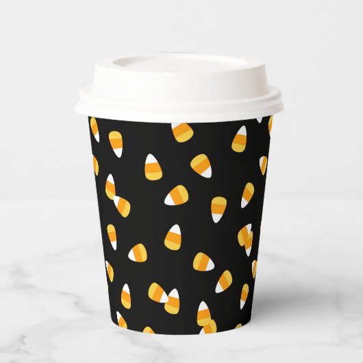 Gobelets En Papier Candy Corn Halloween Party (Gauche)