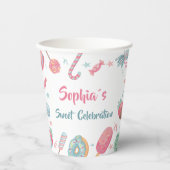 Gobelets En Papier Candyland Candy tasse de papier (Recto)