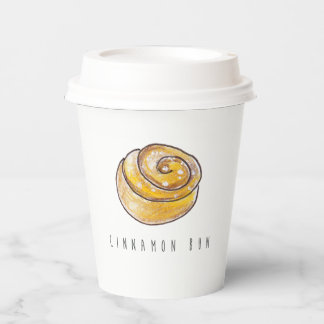 Gobelets En Papier Cannelle Buns Cinnamon Rolls Café Fika
