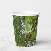 Gobelets En Papier Canopée du printemps Feuille Green Nature Scene (Droite)