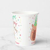 Gobelets En Papier Capy capy capybara birthday (Droite)