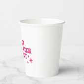 Gobelets En Papier Caractère principal Énergie rose (Gauche)
