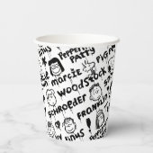 Gobelets En Papier Caractères arachide Motif Graffiti (Verso)