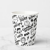 Gobelets En Papier Caractères arachide Motif Graffiti (Gauche)