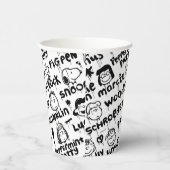 Gobelets En Papier Caractères arachide Motif Graffiti (Droite)
