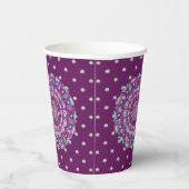 Gobelets En Papier Cardinal Red Rosace (Droite)