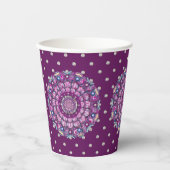 Gobelets En Papier Cardinal Red Rosace (Recto)