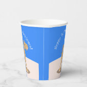 Gobelets En Papier Caricature de dromadaire joyeux et souriant (Droite)