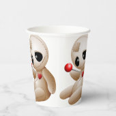 Gobelets En Papier Caricature de poupée vaudou en amour (Droite)