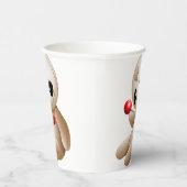 Gobelets En Papier Caricature de poupée vaudou en amour (Droite)