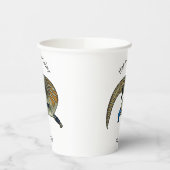 Gobelets En Papier Caricature en bleu (Gauche)