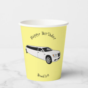 Gobelets En Papier Caricature limousine