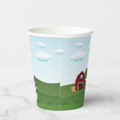 Gobelets En Papier Caricature mignonne Barnyard Farm Animals Annivers (Droite)