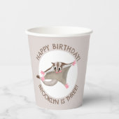 Gobelets En Papier Caricature personnalisée pour planeur de sucre mig (Recto)