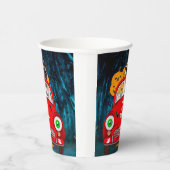 Gobelets En Papier Carlin Chien voiture voiture effrayant Halloween (Droite)