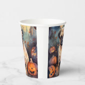 Gobelets En Papier Carlin d'Halloween avec la peur Citrouille (Droite)