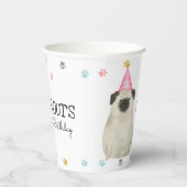 Gobelets En Papier Carlin Lets Pawty Chien Anniversaire Fête Coupe de (Droite)