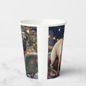 Gobelets En Papier Carlin Noël Festive Saison (Gauche)