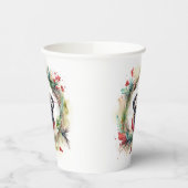 Gobelets En Papier Carlin Noël Wreath Festive Pup (Gauche)