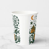 Gobelets En Papier carnaval d'halloween sous l'océan (Droite)