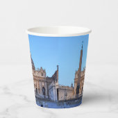 Gobelets En Papier Carré Saint-Pierre en Cité du Vatican - Rome, Ital (Gauche)