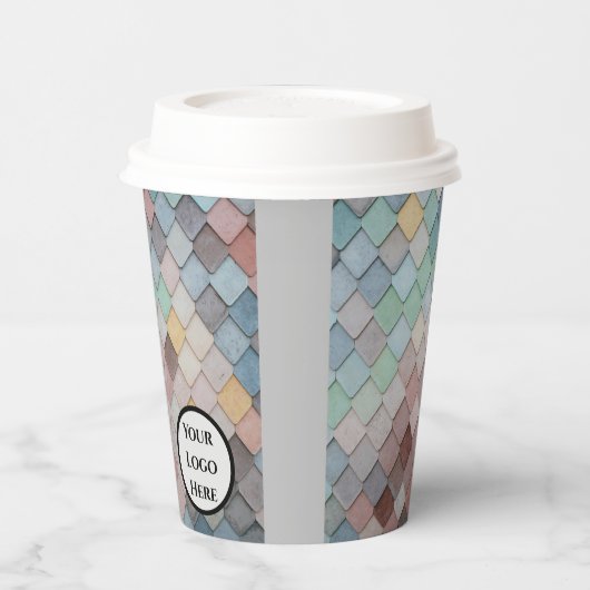 Gobelets En Papier Carrée (Gauche)