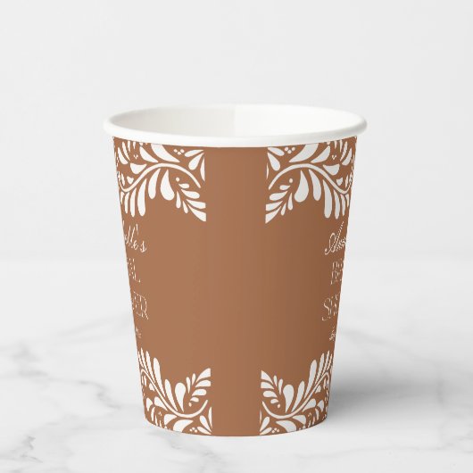 Gobelets En Papier Carrelage Clay Talavera Fête de Mariage Thématique (Gauche)