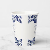 Gobelets En Papier Carrelage de Talavera bleu Brunch de mariage Fiest (Gauche)