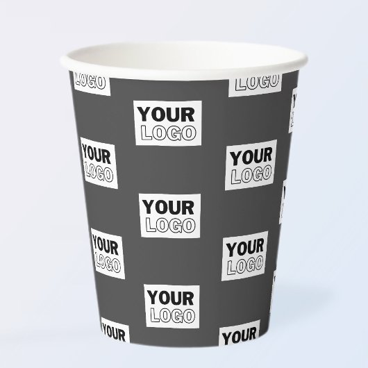 Gobelets En Papier Carrelage de votre logo de conception d'image ou d