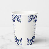 Gobelets En Papier Carrelage Talavera bleu Espagne Fiesta Bridal Brun (Droite)