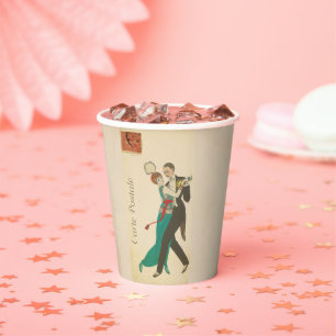 Gobelets En Papier Carte Coupe Papier Postale