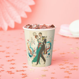 Gobelets En Papier Carte Coupe Papier Postale