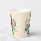 Gobelets En Papier Carte Coupe Papier Postale (Droite)