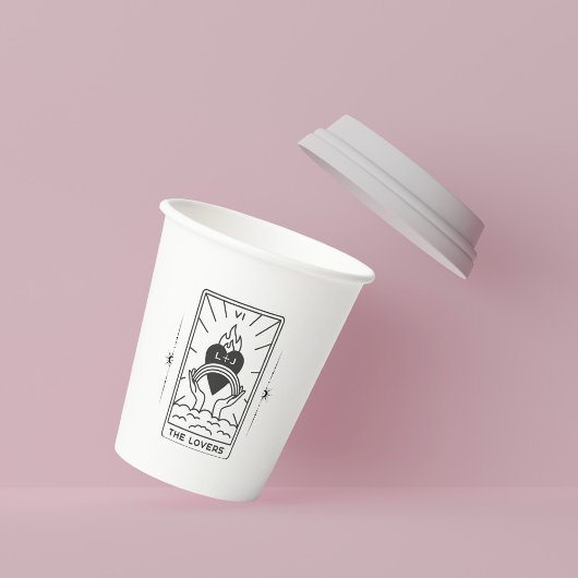 Gobelets En Papier Cartes Tarot | FÊTE DES MARIÉES | MARIAGE | Tarot