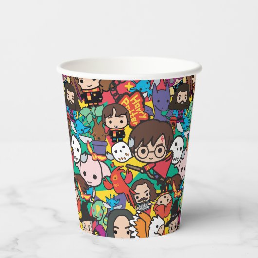 Gobelets En Papier Cartoon Harry Potter Caractère Toss Motif (Verso)
