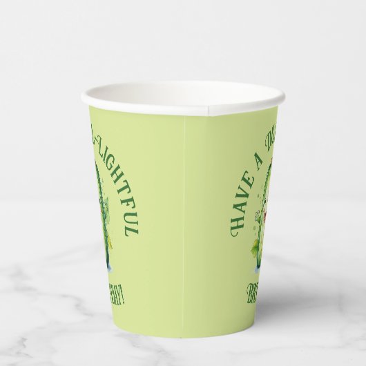 Gobelets En Papier Cartoon vert mignon Picket Anniversaire (Droite)