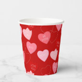 Gobelets En Papier Cascade Candy Heart (Verso)