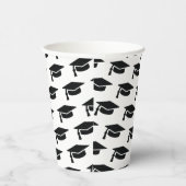 Gobelets En Papier Casquette de baseball noir (Droite)